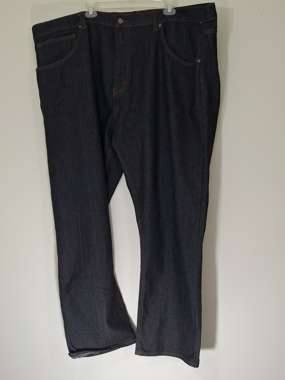 Linea Umuo Men's Straight Jeans in Dark Indigo Denim Size 50x32